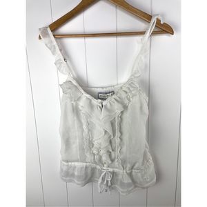 Abercrombie & Fitch White Button Down Shirt